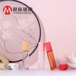 الصينية العرقية نمط العنبر 10 مللي فارغة جولة العين زيت طبيعي الأسطوانة زجاجة اسطوانة زجاج زجاجة مع أسطوانة الفولاذ المقاوم للصدأ - Product Image 2