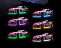 Nouvelle voiture de drift RC Supra SJY-SP4301 1:43, corps en métal moulé sous pression, 4 roues motrices, contrôle proportionnel, câble USB, portée de 50 m, intérieur-extérieur