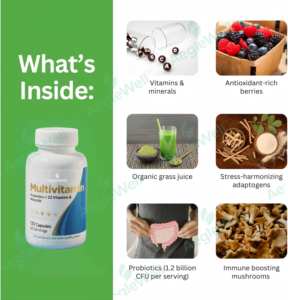 Aeglewell multitamin, ויטמינים b, c, d, אבץ, ארוז עם מעל 22 ויטמינים, מינרלים ותמציות קפסולות שאינם gmo, ללא גלוטן - Product Image 5