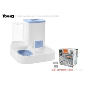 Distributore automatico di acqua e cibo per animali domestici Yommy da 1,5L e 1L per cani e gatti - Product Image 5