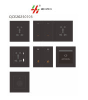 Sakelar dan Stopkontak Dinding Gaya Retro Panel Sentuh Greentech