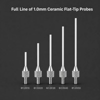 Sonde à pointe plate en céramique SD1.0X40mm, filetage M2.5, stylet de mesure de précision pour indicateur à cadran, pièce de rechange pour micromètre