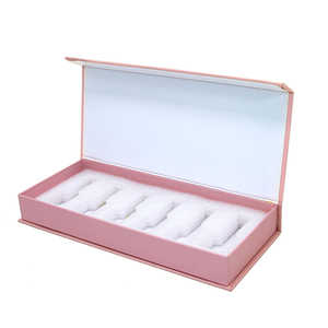 Boîtes à vernis à ongles magnétiques personnalisées de luxe avec logo, emballage cadeau rigide pour cosmétiques avec insert en <span class=keywords><strong>mousse</strong></span> pour huile essentielle, feuille d'or - Product Image 3