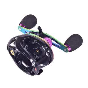 Moulinet de pêche <span class=keywords><strong>en</strong></span> alliage d'aluminium, rapport de transmission 7.2:<span class=keywords><strong>1</strong></span>, moulinet à manivelle droite pour la pêche <span class=keywords><strong>en</strong></span> rivière, <span class=keywords><strong>en</strong></span> lac, <span class=keywords><strong>en</strong></span> mer - Product Image 5