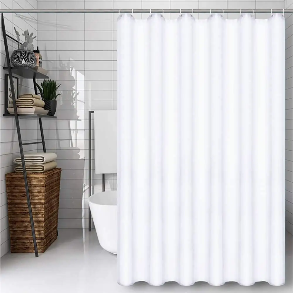 Hot sale bathroom curtains eco-friendly customized 3D EVA vinyl shower curtain with water cube pattern