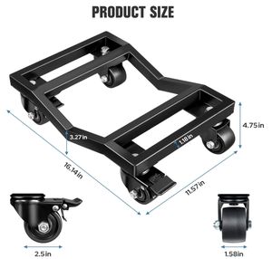 Paquete de <span class=keywords><strong>2</strong></span> ruedas de coche de acero de 3000 libras resistentes, en forma de doble diseño V, vehículo <span class=keywords><strong>Dolly</strong></span> - Product Image 2