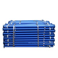 Poteau de support d'échafaudage réglable en acier Haohong, nouveau type, avec bande de coulage et revêtement plastique par pulvérisation, Chine