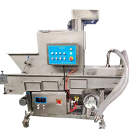 Nouvelle machine automatique motorisée en acier inoxydable pour paner et enrober le poulet frit et le poisson, idéale pour les usines de production