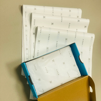 Matériau dégradable respirant en papier Glassin transparent étanche à l'humidité et à la moisissure pour l'emballage des chaussures