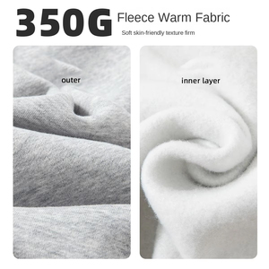 Sudadera con Capucha KT350 para Hombre, Otoño/Invierno 2025, Corte Holgado, Color Sólido, 100% Algodón, Felpa Gruesa de 350g, con Logotipo Personalizado - Product Image 5