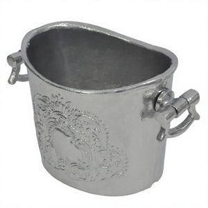 Refroidisseur de champagne fabriqué à la main refroidisseur de vin de style européen seau à glace personnalisé fournitures de fêtes de bar refroidisseur de vin prix de gros - Product Image 1