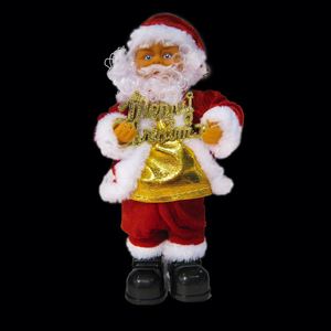 Figura Decorativa Navideña de Santa Claus Animado y Musical, 30 cm, Plástico, Arte Moderno, Única, Regalo, Muñeco de Nieve - Product Image 4