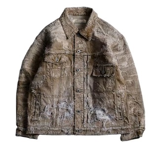 Chaqueta Vaquera de Moda 2025, Chaqueta Vaquera Clásica de Alta Calidad con Lavado Desgastado para Hombre y Mujer, Fabricante de Chaquetas - Product Image 1