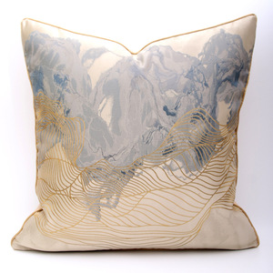 Nueva funda <span class=keywords><strong>de</strong></span> cojín <span class=keywords><strong>de</strong></span> Jacquard amarillo con patrón <span class=keywords><strong>de</strong></span> planta geométrica para decoración <span class=keywords><strong>de</strong></span> sofá <span class=keywords><strong>de</strong></span> Hotel en casa decoración <span class=keywords><strong>de</strong></span> sofá funda <span class=keywords><strong>de</strong></span> almohada - Product Image 3