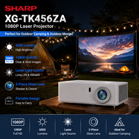 Projecteur Android TV WiFi sans fil intelligent, projecteur laser Android 4K USB, projecteur de plafond, projecteur natif 1080p DLP 3D
