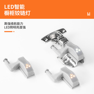<b>LED</b> Wardrobe <b>Light</b> <b>With</b> Motion <b>Sensor</b> DC 6V Portable For Cabinet Door Opening - Product Image 5
