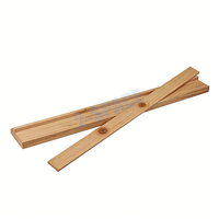 Support de Mahjong en Bois de Pin de 20 Pouces à Bord Droit avec Poussoir Magnétique pour Ensemble de Mahjong Américain Personnalisé