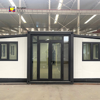 Maison de conteneur extensible pliable à installation rapide et facile à faible coût préfabriquée