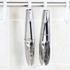 Stainless Steel Food <b>Clips</b> Extra Long Oven Safe For Kitchen Bread Steak Barbecue Baking Tools - Product Image 4