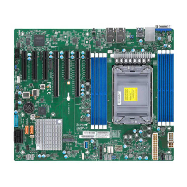 X12SPL-F Single Socket LGA-4189 Xeon Scalable Processors DDR4 M.2 SATA3 Dual LAN Supermicro Server Motherboard