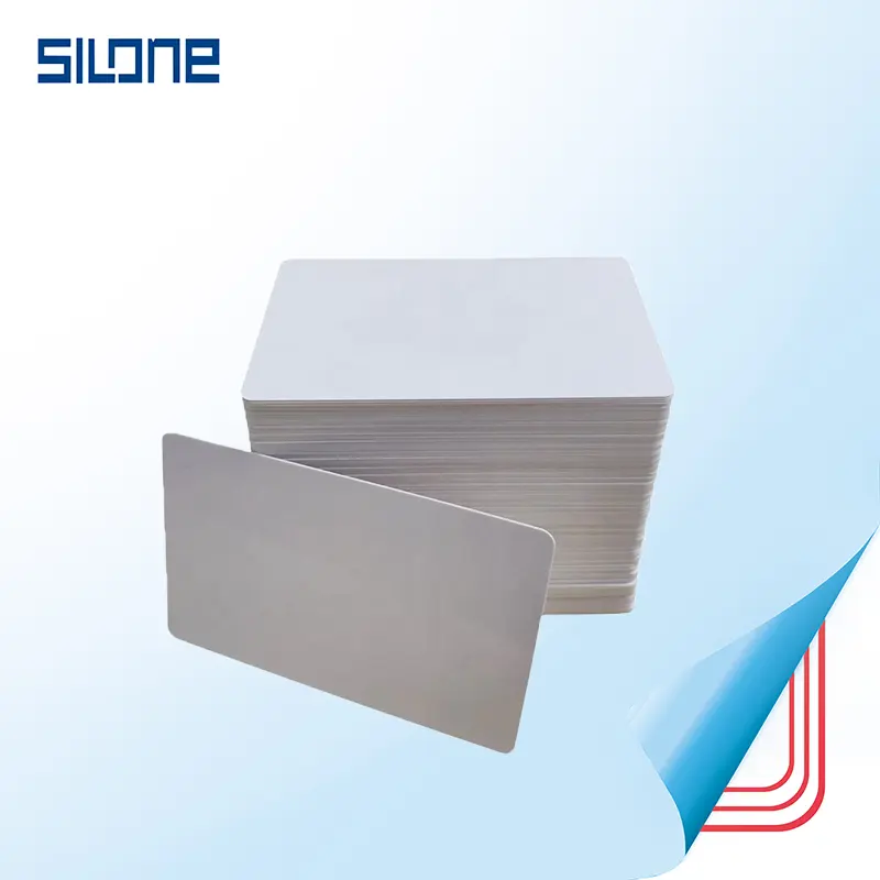 Factory fast production customized Thermal printable 13.56Mhz smart rfid chip blank pvc card