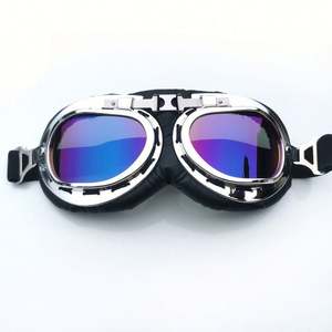 Wholesale Retro Unisex Windproof Motorcycle Goggle <b>Glasses</b> <b>Motorbike</b> Pilot Steampunk Goggles Sunglasses - Product Image 5