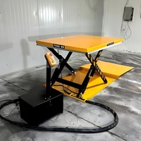 Plateforme élévatrice à ciseaux hydraulique fixe, table de levage de matériaux lourds pour entrepôt et atelier