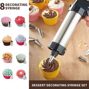 New Arrival <b>Cookie</b> Press Stainless Steel <b>Cookie</b> Press Gun Kit with <b>Cookie</b> Mold Discs Piping Nozzles for DIY Biscuit - Product Image 6