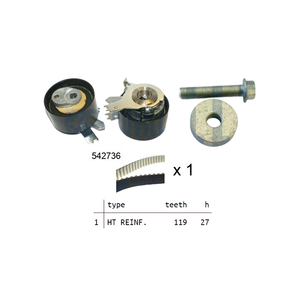 RUVILLE marque Citan (415) 111 CDI pour Sandero II 1.5 dCi Dokker 1.5 dCi pour Clio IV Kit de courroie de distribution pour DACIA MERCEDES NISSAN - Product Image 1