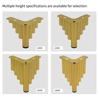Laminé à froid en acier meuble TV jambes montagne caractère matériel meubles pour salle à manger cuisine Table basse canapé pied métal Support