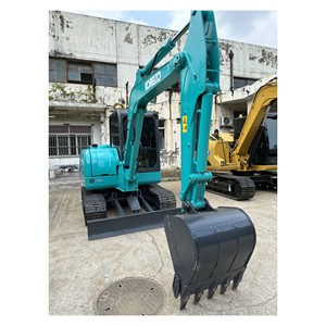 Excavadora usada KOBELCO SK60 6 toneladas Excavadora de segunda mano Maquinaria hidráulica original sobre orugas Buen Estado - Product Image 3