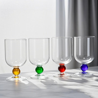 Flûtes à champagne en verre borosilicate coloré à paroi simple, 300 ml (10 oz), style français, verres à vin