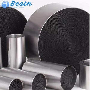 <strong>Metal</strong> Exhaust Catalytic Converter Metallic Honeycomb <strong>Substrate</strong> for Car and Motorcycle - Product Image 4