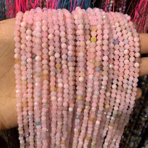 <span class=keywords><strong>Pierre</strong></span> naturelle 4mm facettes morganite aigue-marine Prehnite apatite amazonite améthyste grenat pyrite tourmaline <span class=keywords><strong>pierre</strong></span> <span class=keywords><strong>de</strong></span> <span class=keywords><strong>lune</strong></span> solaire - Product Image 3