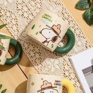 High Quality <b>Cheap</b> Cartoon Cute Animal Ceramic Coffee Mug Food Safe Reusable with Big Handle Business <b>Gift</b> - Product Image 6