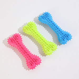 Jouets à mâcher pour animaux de compagnie en gros, os à mâcher pour chiens en TPR, anti-suspension, produits durables pour la mastication et le jeu, jouets pour chiens - Product Image 1