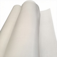 Malla de Filtro Gruesa de PP Blanca, Material Seguro para Alimentos, No Amarillea, Certificación ISO16890, Longitud Personalizada