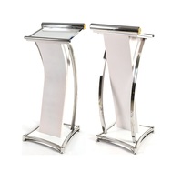 Atril Moderno, Podio para Discursos, Muebles Comerciales, Fabricación de Podios, Metal para Hoteles Comerciales, Acero Inoxidable, China