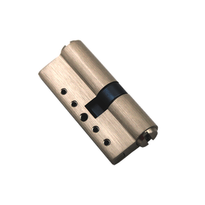 Laiton de haute qualité Euro Standard en laiton massif Double mortaise ouverte sécurité Anti perceuse cylindre de serrure de porte avec clé d'ordinateur - Product Image 1