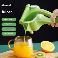 Presse-agrumes manuel portable en plastique Jiuyi, multifonctionnel, pour fruits et légumes, nouveau modèle domestique à pression manuelle pour jus