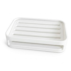 ที่วางสบู่คู่พร้อมระบบระบายน้ำ อุปกรณ์อาบน้ำพลาสติกทนทาน - Product Image 1