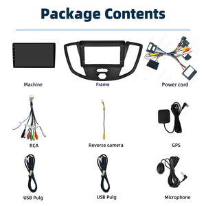 9 pulgadas <span class=keywords><strong>Android</strong></span> Car Radio GPS Navegación CarPlay Auto Stereo Autoradio para Ford Transit 2014-2019 Pantalla IPS - Product Image 3