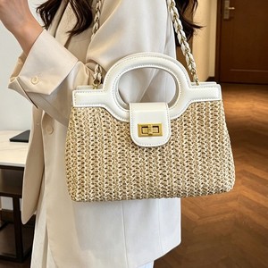 Nouveau <span class=keywords><strong>Sac</strong></span> de Plage Tressé Chic 2026 avec Chaîne – <span class=keywords><strong>Sac</strong></span> <span class=keywords><strong>à</strong></span> Bandoulière Tendance pour Vacances d'Été - Product Image 3