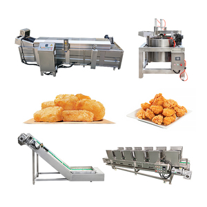 Tự động và hương vị tốt liên tục chiên bọ chip 2D 3D viên đồ ăn nhẹ đôi vít đùn chiên dây chuyền sản xuất thực phẩm - Product Image 1