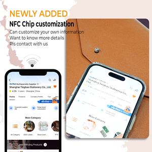 Libreta de anillas de piel sintética A5 de tapa blanda con bajo MOQ, bolso de mano plegable para <span class=keywords><strong>mujer</strong></span>, venta al por mayor, logotipo personalizado, para reuniones de negocios - Product Image 4