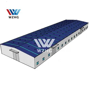 Convenient operation warehouse with office sheep barn steel structure factory