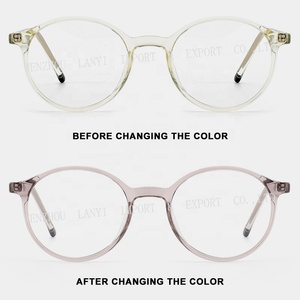 Lunettes de myopie à monture ovale en acétate pour femmes, certifiées ISO9001, idéales pour travailler sur les écrans numériques d'ordinateur pendant de longues périodes - Product Image 2