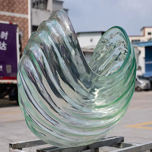 Estatuas Decorativas de Resina Transparente, Arte Abstracto Esculpido en Resina de Lujo, Personalizadas de Fábrica, para Jardín - Product Image 4