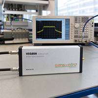 Générateur de signaux vectoriels Signal Hound VSG60A 50 MHz à 6 GHz, largeur de bande de streaming en temps réel de 40 MHz, 0,3 % EVM
