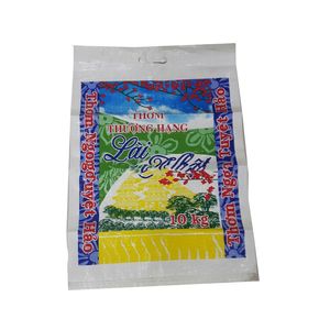 Vietnam Hoaha PP Woven <b>Rice</b> Packaging <b>Bag</b> 10kg Durable Recyclable Material Customizable Colors 35x50cm - Product Image 3